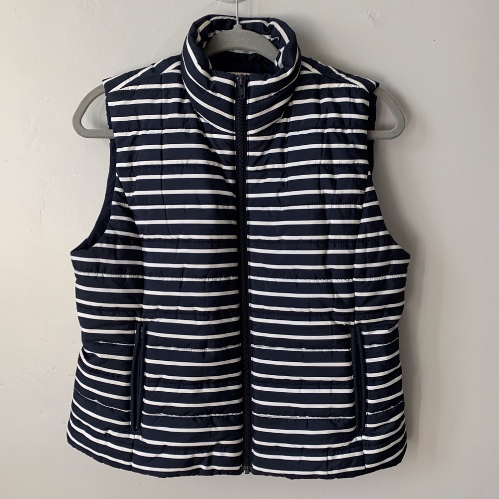 LOFT | Navy and White Vest